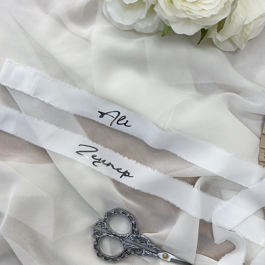 Ham İpek Yüzük Kurdelesi (En:2,5cm)