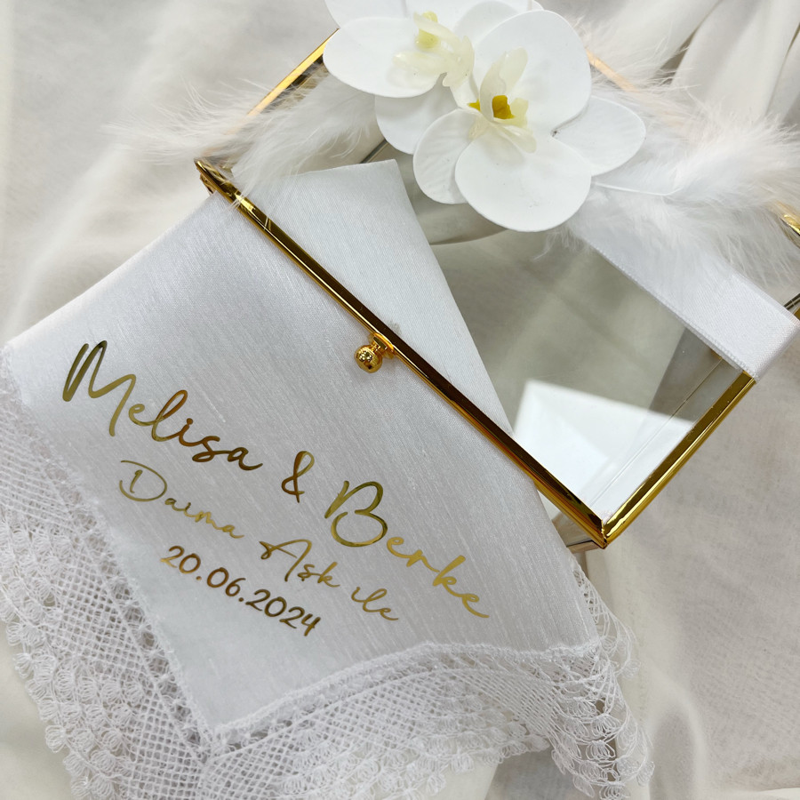 Baskılı Söz Mendili (Dikdörtgen Cam Kutulu)