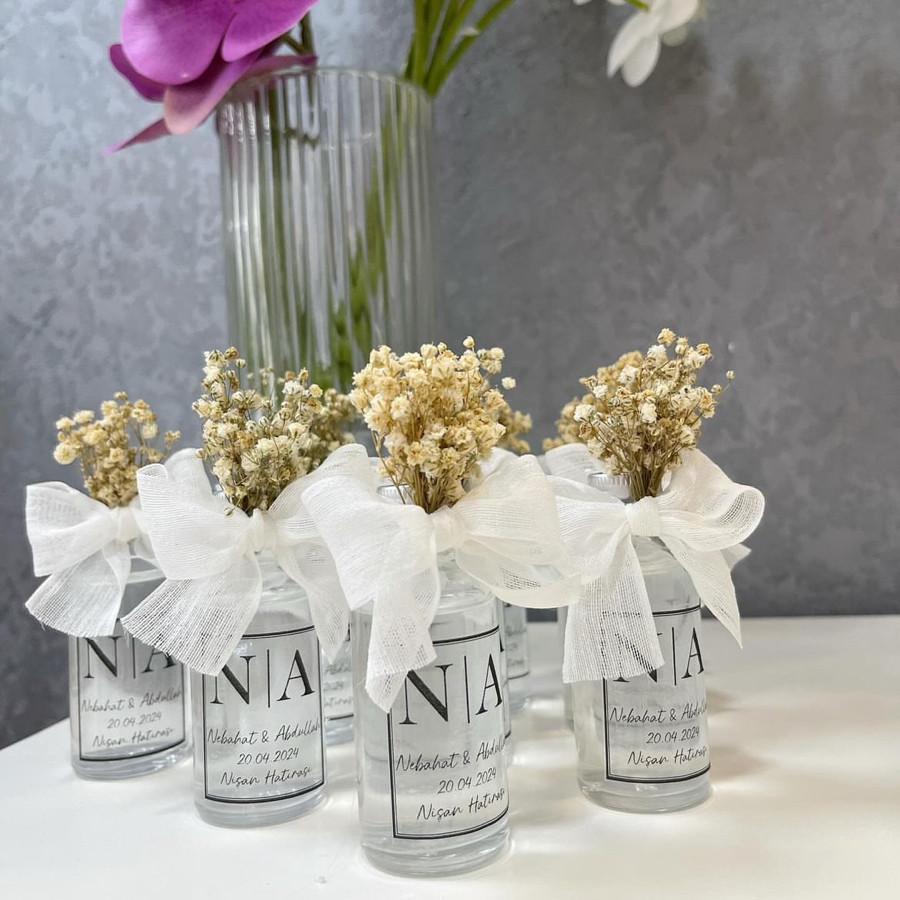 Düz Cam Şişe Kolonya (30ml)