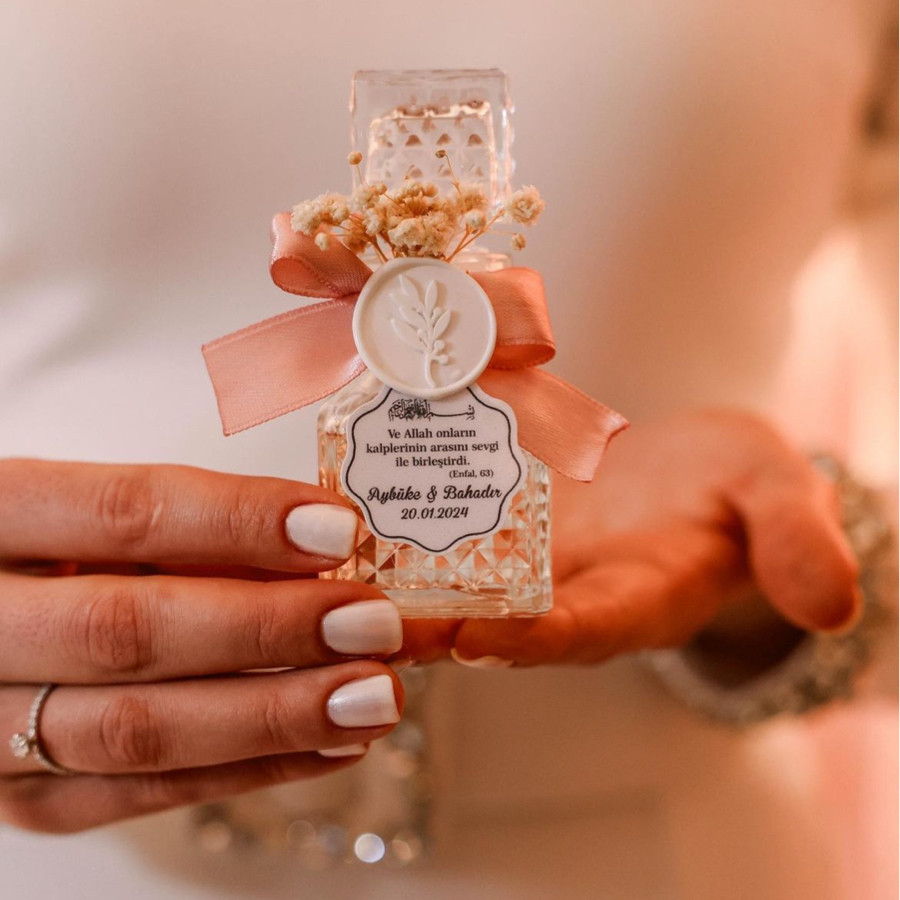 Lüks Cam Şişe Kolonya (50ml)