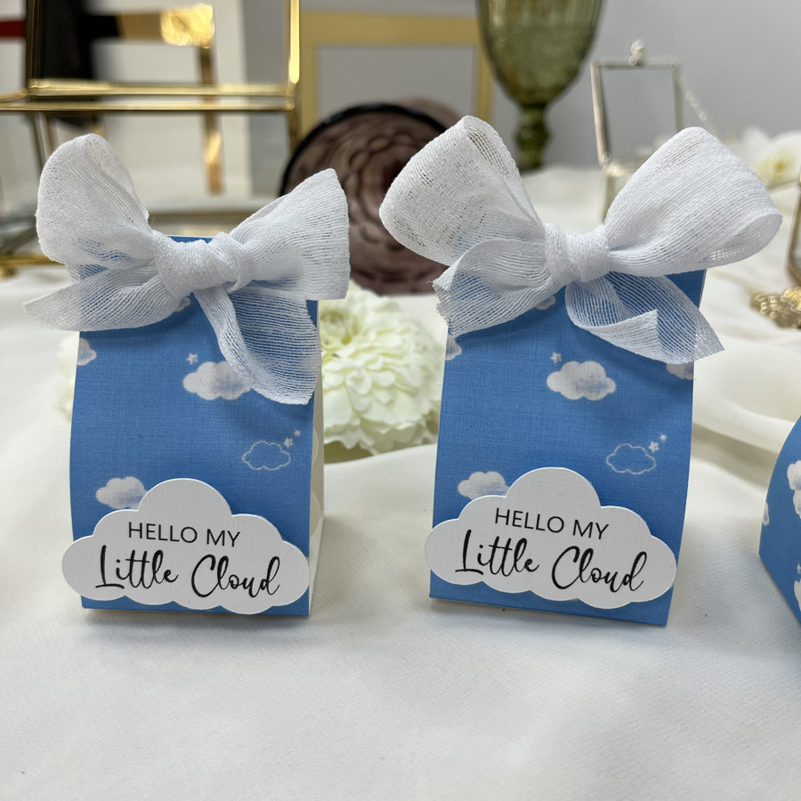 Dokulu Kağıt Yeni Doğan Hediyelik Mum