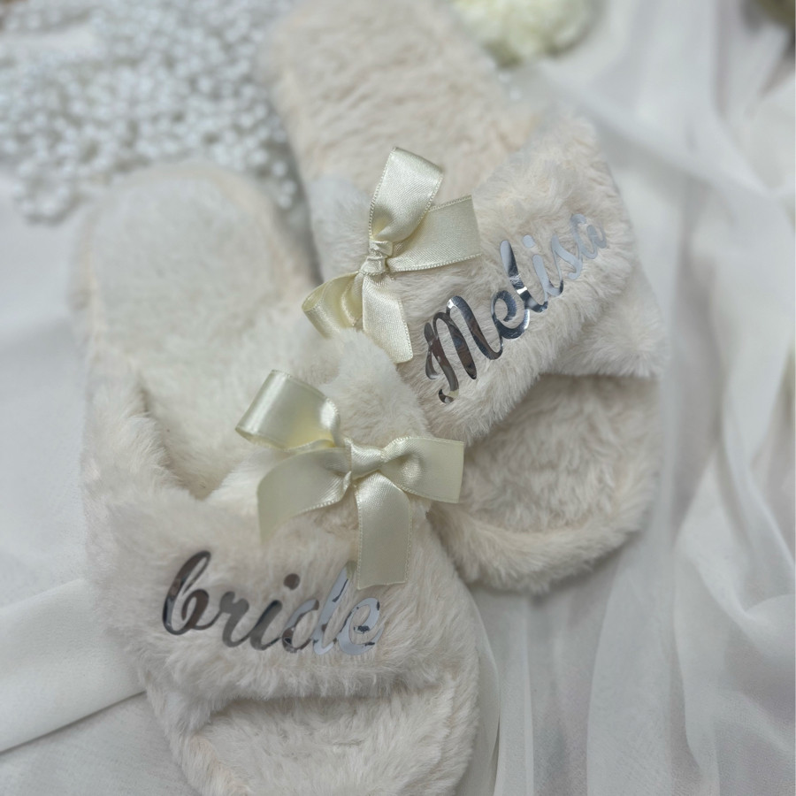 İsme Özel Baskılı Bride Terlik