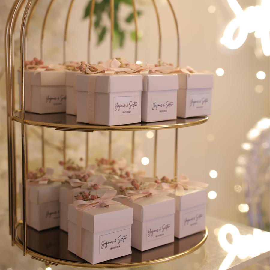 Kutulu Bubble Mum Hediyelik (4x4x4)