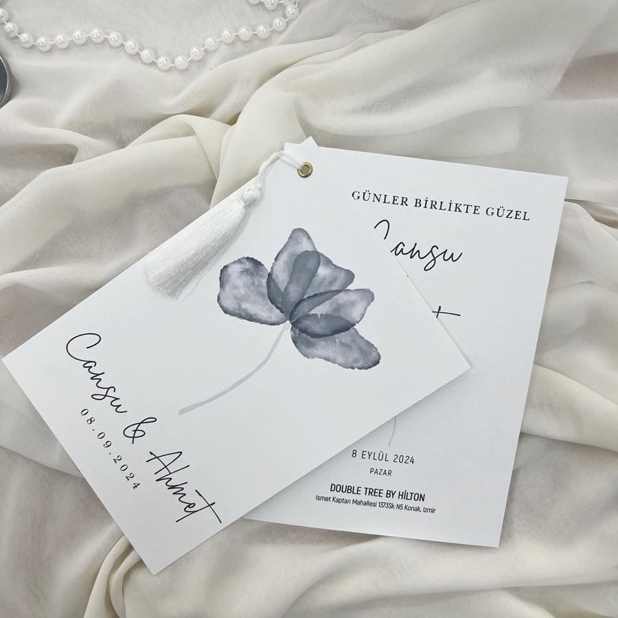 F6 Püsküllü Davetiye