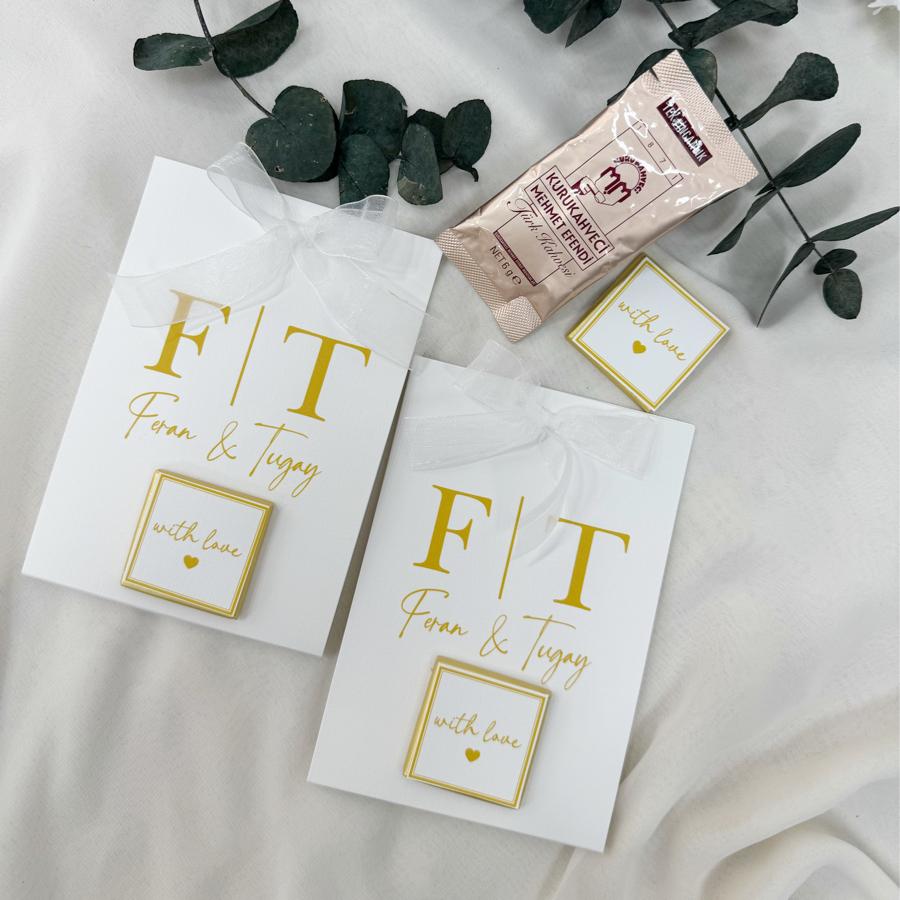 Kartlı Çikolata + Kahve Hediyelik (Model 3)