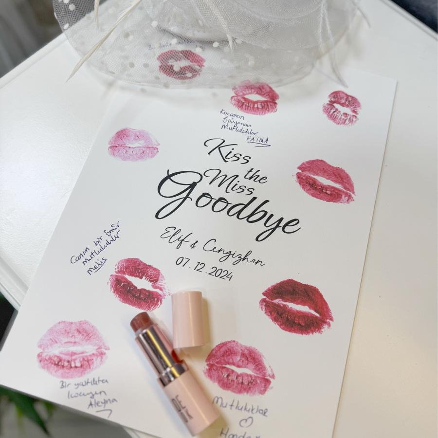 Öpücük Anı Kartı