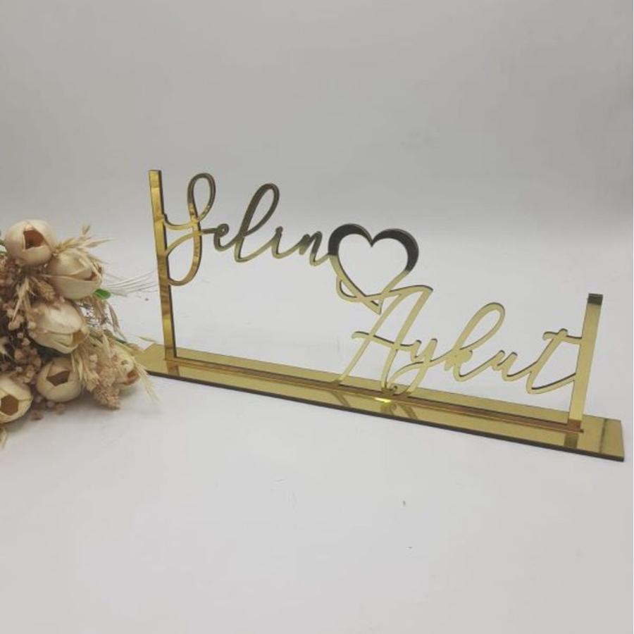 Masaüstü Pleksi İsimlik