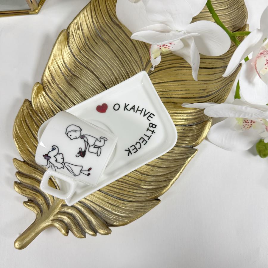 Figürlü Damat kahvesi Fincanı (Model 1)