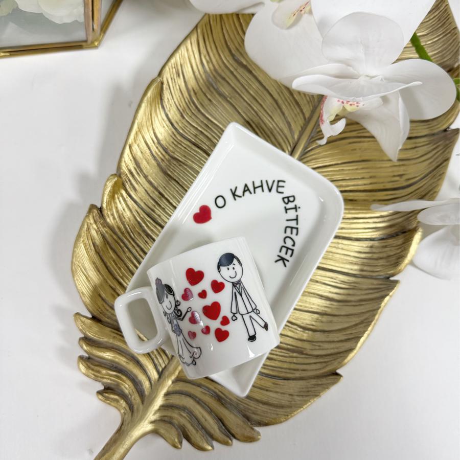 Figürlü Damat kahvesi Fincanı (Model 2)