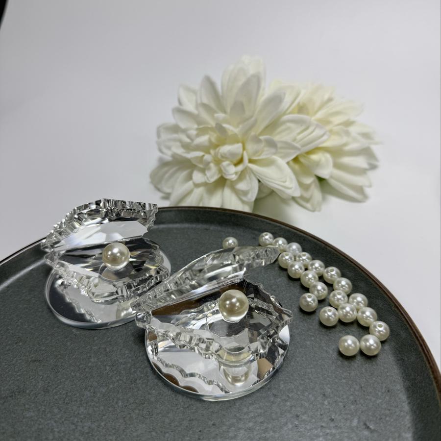 Cam İstiridye Yüzüklük (İkili)