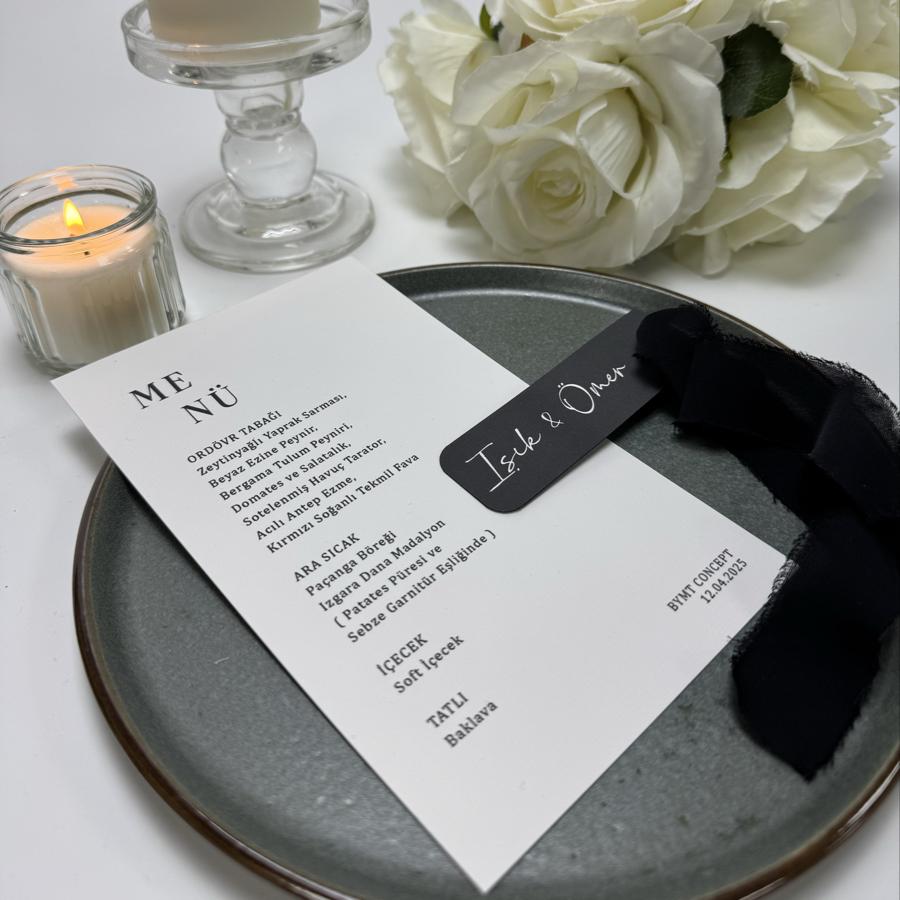 Menü Kartı (Model 1)