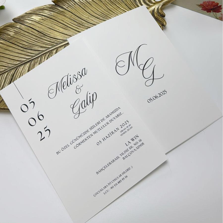 F14 Zarflı Davetiye