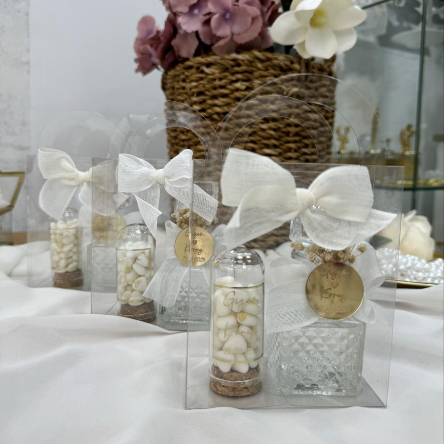 Şeffaf çantalı hediyelik seti (Model 4)