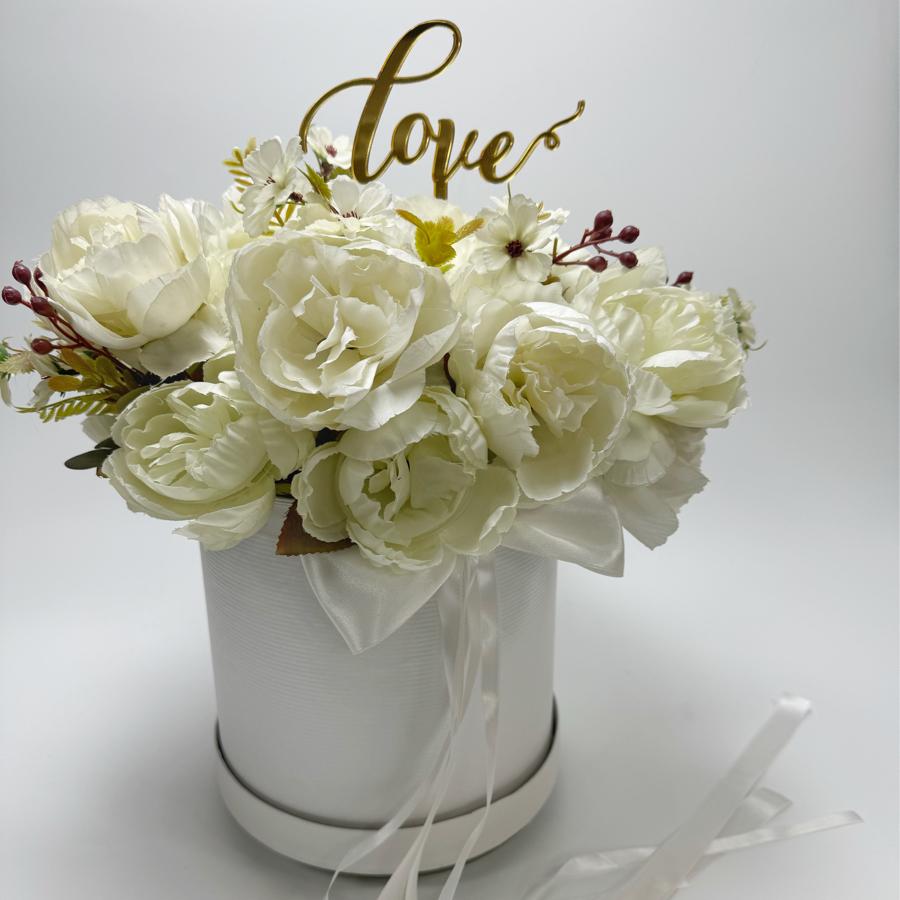 Kutulu Şakayık İsteme Çiçeği (Özel Tasarım)