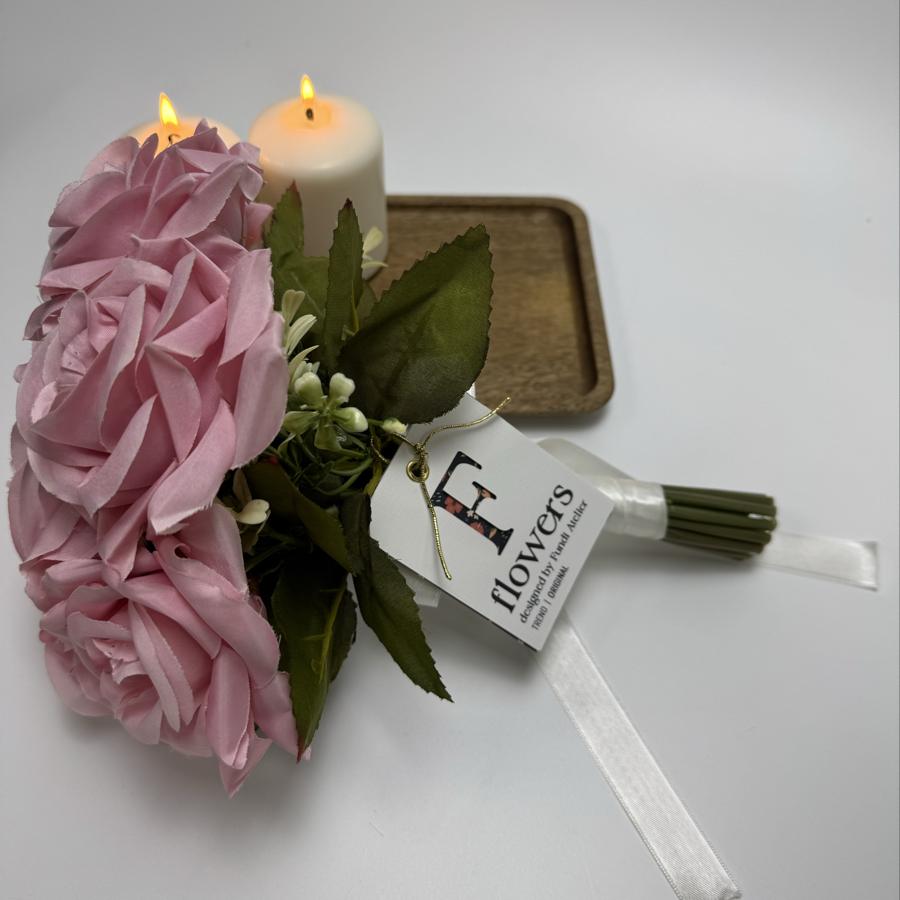 F Flowers Pembe Tonlar Gelin Çiçeği