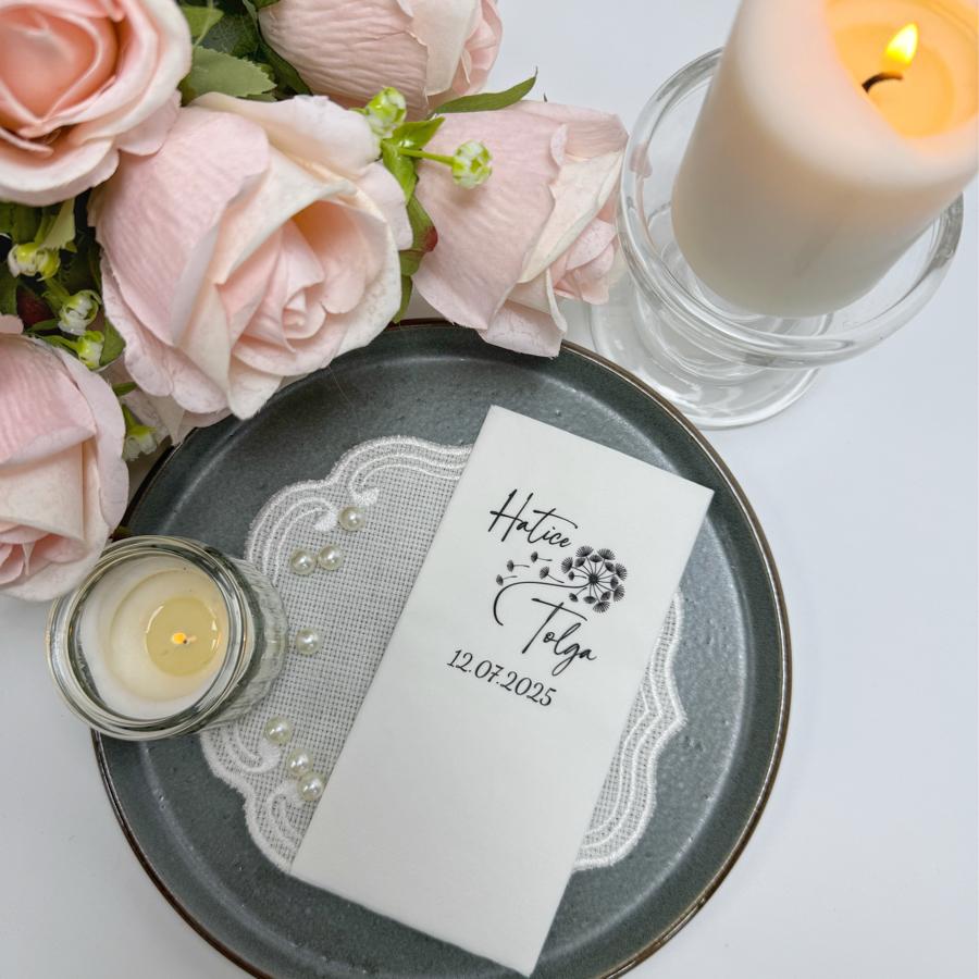 İsim Baskılı Peçete (Karahindiba)