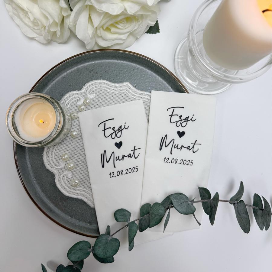 İsim Baskılı Peçete (Names)