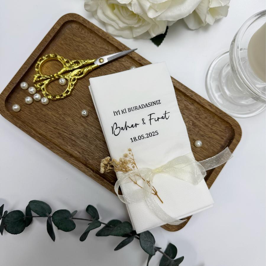 İsim Baskılı Peçete (İyi ki)