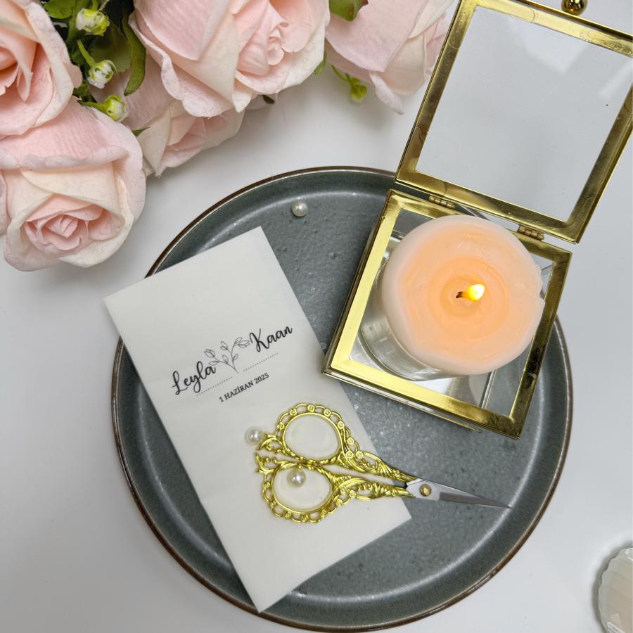 İsim Baskılı Peçete (Names of the Flowers)