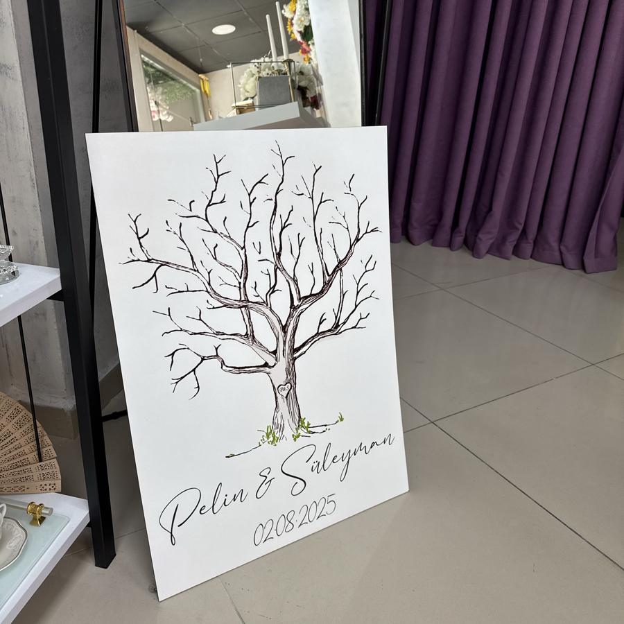 Parmak İzi Ağacı (50x70 cm) Model 1