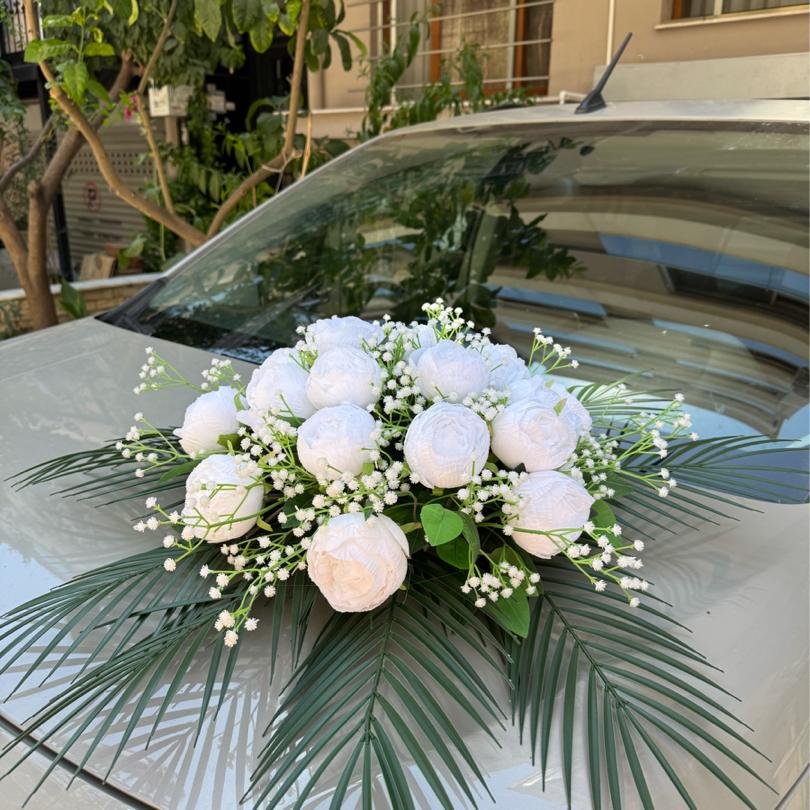 Araç ön kaput çiçeği