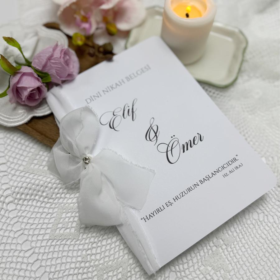 Kapaklı Dini Nikah Belgesi (Ayet-el Kürsi)